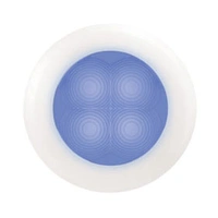 HELLA MARINE Slimline LED 12V hvit, blått lys